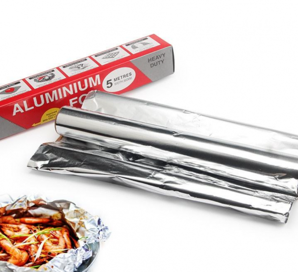 Food Grade 10mic 40mic BBQ Aluminium Foil Roll for Kitchen Household Baking Foils Aluminium Food Metal Packaging Paper Foil Roll