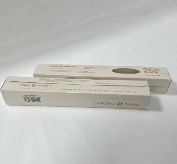 3 Heavy Duty 12"*15mic*7.62m Cut Food Grade Disposable Non-stick High Quality Aluminum Foil Rolls for Kitchen Use