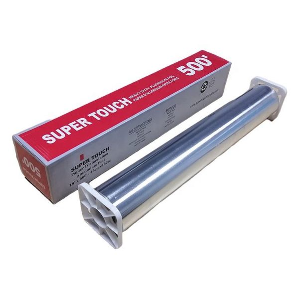 Food Grade 10mic 40mic BBQ Aluminium Foil Roll for Kitchen Household Baking Foils Aluminium Food Metal Packaging Paper Foil Roll