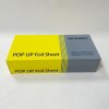 5 500 Sheets 228x273mm Food Aluminum Foil Sheets Pre-Cut Soft Temper for Drive-Thru Fast Food Packaging Embossed Pop-Up Design
