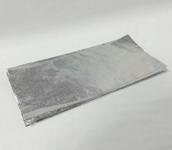 6 500 Sheets 228x273mm Food Aluminum Foil Sheets Pre-Cut Soft Temper for Drive-Thru Fast Food Packaging Embossed Pop-Up Design