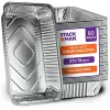 7-6 Full Size deep, middle, shallow Aluminum Foil Steam Table Pan 3.2' Depth - 50/cs