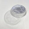 H509c6e1d45924cd883f8d90611b0c2061 FDA 9 "230*230*48mm aluminum foil food container, 1400ml capacity, recyclable PET pizza pan and baking tray for food packaging