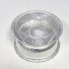Hd2ca387e197a4cf4a5fb7e01f2e57d50t FDA 9 "230*230*48mm aluminum foil food container, 1400ml capacity, recyclable PET pizza pan and baking tray for food packaging