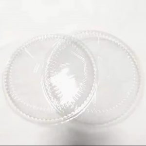Hf071e7a4070e4ef29ee50c1b1ce9b2f9V Factory Priced 7 Inch Disposable Aluminum Container with PET Plastic Cover Food Grade Custom Logo Baking Packaging