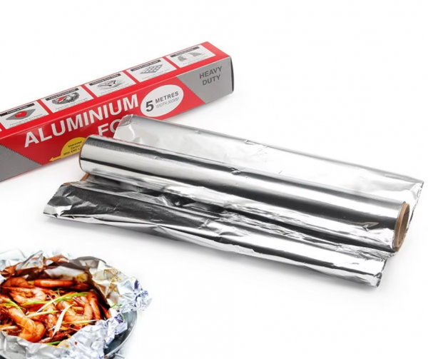 Food Grade 10mic 40mic BBQ Aluminium Foil Roll for Kitchen Household Baking Foils Aluminium Food Metal Packaging Paper Foil Roll