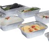 wechatimg109s Rectangle 1000ml takeout aluminum foil food container+lids