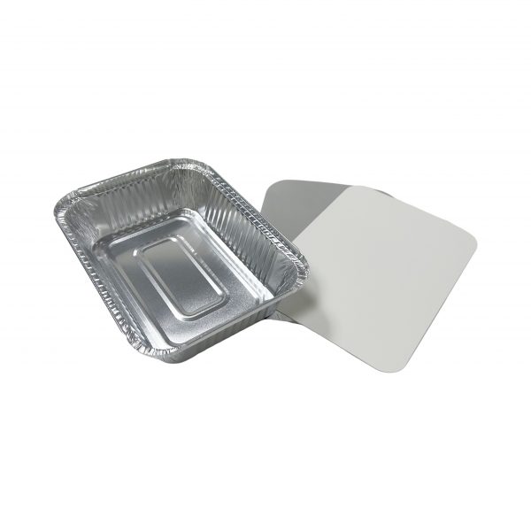 wechatimg111 Rectangle 1000ml takeout aluminum foil food container+lids