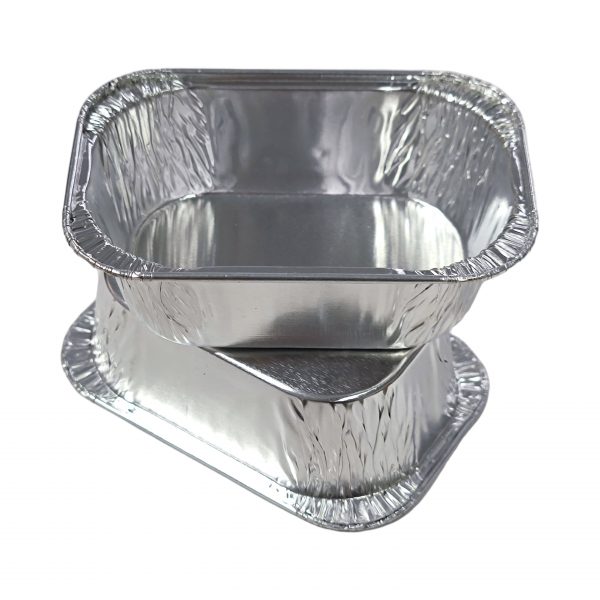 4003 Rectangular Oven-Safe Reusable Food-Grade Small 100ml 97*65*32mm Food Container with Colored Aluminum-Plastic Lid