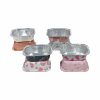 4003 Rectangular Oven-Safe Reusable Food-Grade Small 100ml 97*65*32mm Food Container with Colored Aluminum-Plastic Lid
