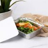 xianshiqiang-2 Rectangle 1000ml takeout aluminum foil food container+lids